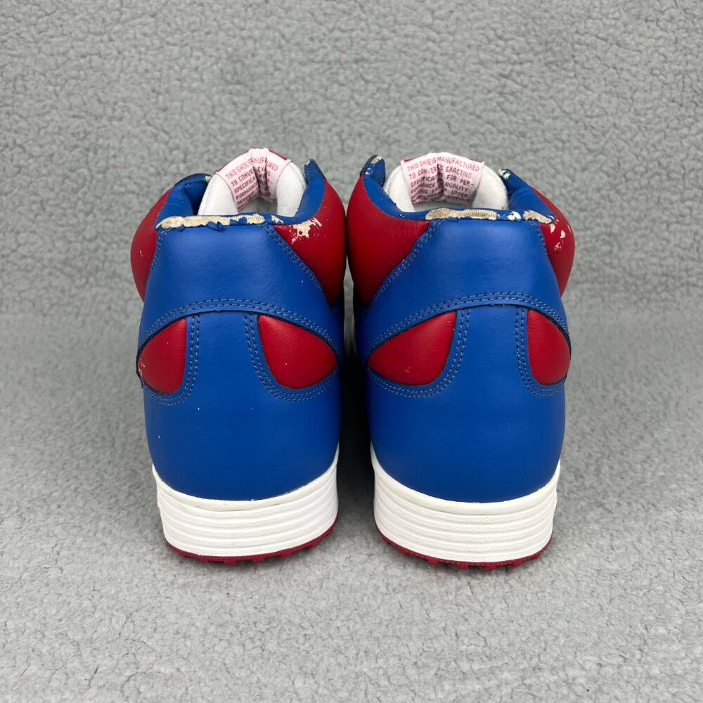 Converse Weapon High Mens 13 Shoes White Blue Red USA Olympic Vintage Sneakers 4 - Picture 5 of 12